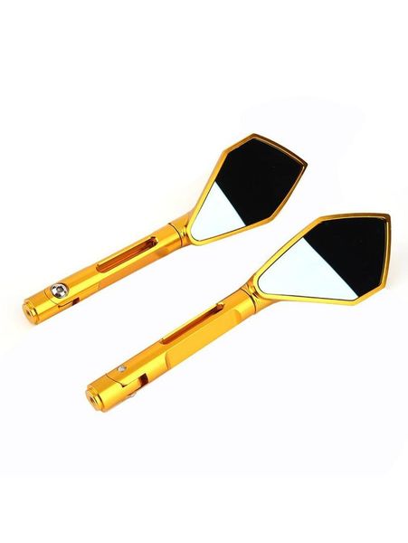 

new style motorcycle aluminum bar end side rearview mirrors six colors