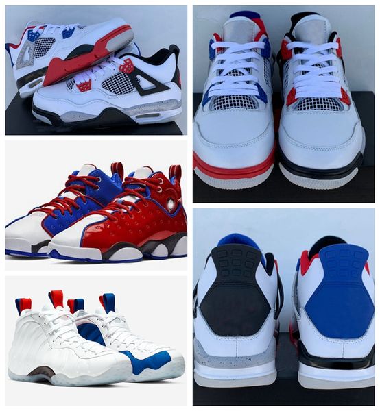 

jumpman team ii mandarin duck 13 4 mens basketball shoes 4s 13s what the red blue trainers sports foam sneakers hardaway des chaussures