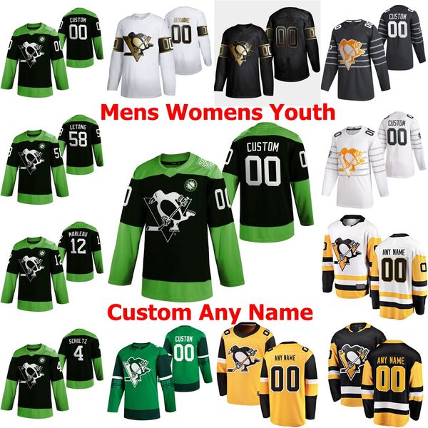 

2020 hockey fight ncov pittsburgh penguins jerseys 36 joseph blandisi jersey 53 teddy blueger alex galchenyuk adam johnson custom stitched, Black;red