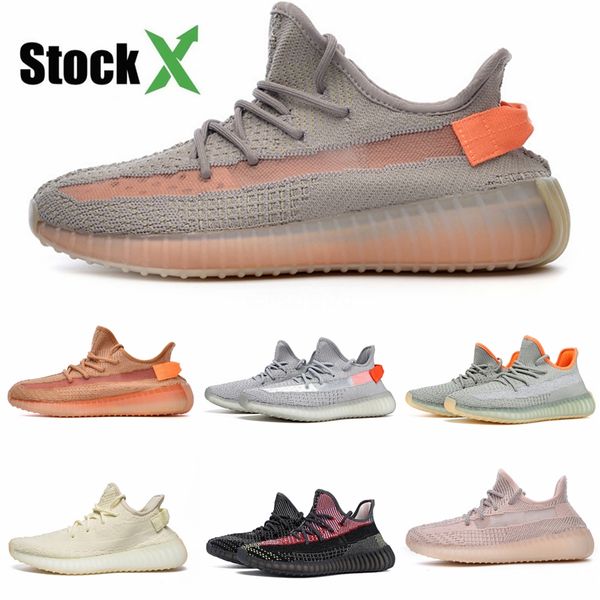 

2020 новый yeehu yecheil black static светоотражающие kanye west кроссовки gid glow правда форма clay butter мужчины кроссовки девятнадцать