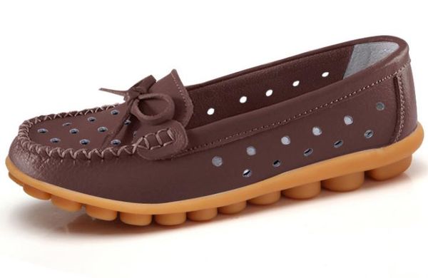 

shoes women flats 2020 new spring autumn fashion non-slip soft bottom leather women's casual shoes 1181, Black