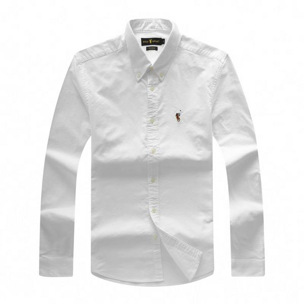 

oxfords business men designer shirt luxury ralph trend lauren brand tshirts pony embroidery quality wild t-shirts long sleeve dress shirt, White;black