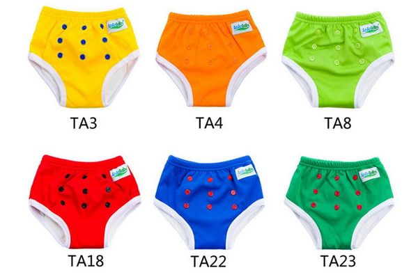 

dhl 50pcs hight quality baby cloth diaper covers cute patterns baby training pants trainer pants