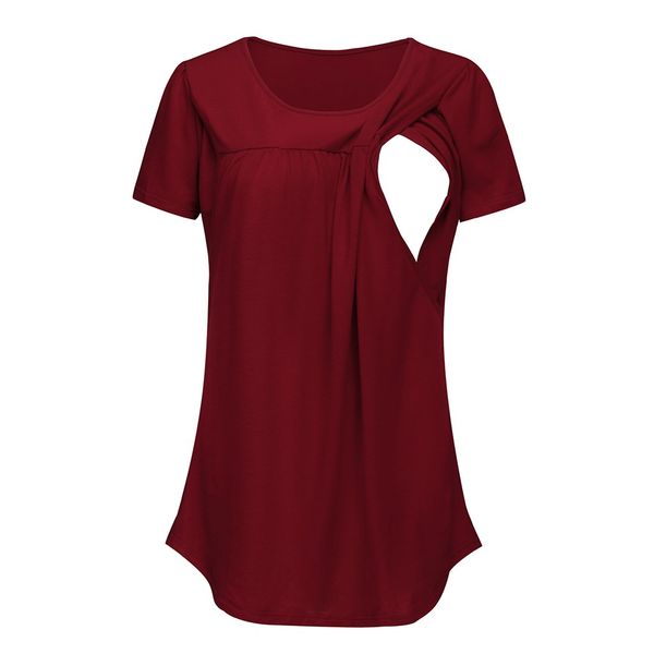 

ARLONEET Summer Maternity Clothes Maternity and Nursing Wrap Top Short Sleeve Comfy Layered Tops T-Shirt Clothes for pregnant