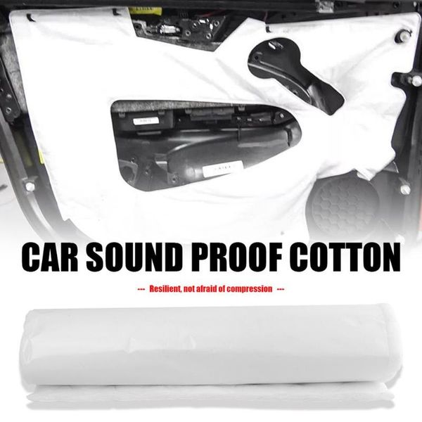 

50x80cm car sound proof cotton waterproof auto soundproofing noise control for door trunk lid hood ceiling strong resilience