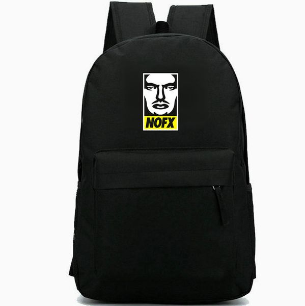 

nofx backpack fat mike day pack alternative drublic school bag punk band packsack leisure rucksack sport schoolbag outdoor daypack
