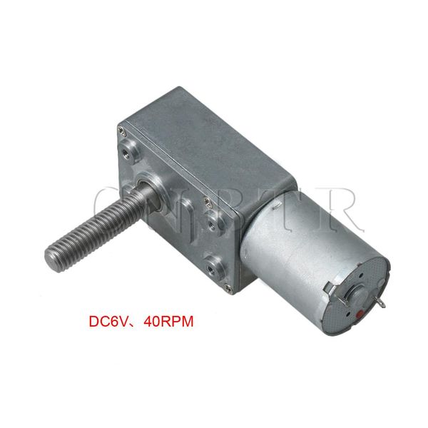 

cnbtr jgy370 6v 40rpm m8 screw shaft geared motors for entertainment equipment