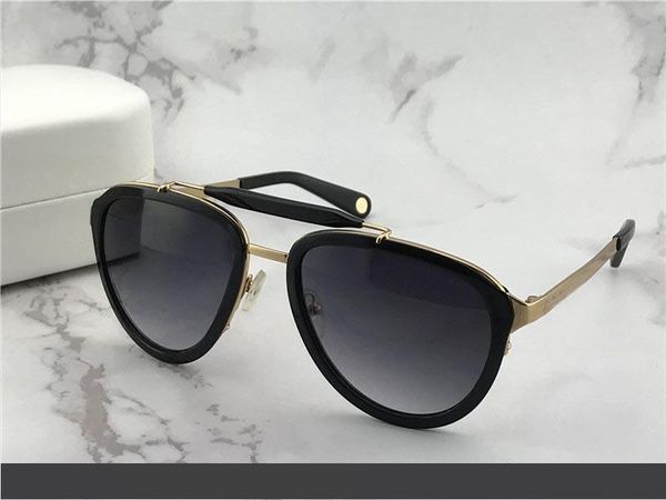 

модные дизайнерские солнцезащитные очки 592 держатель пилотной пластины классический ретро стиль uv400 защитные наружные очки для мужчин с к, White;black