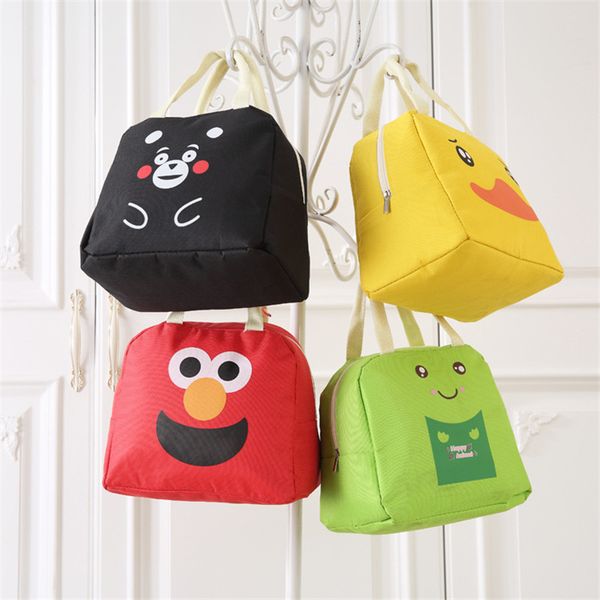 

2020 new girls kids insulated camping bag tote canvas box bag thermal cooler bags waterproof lunch bags, Blue;pink
