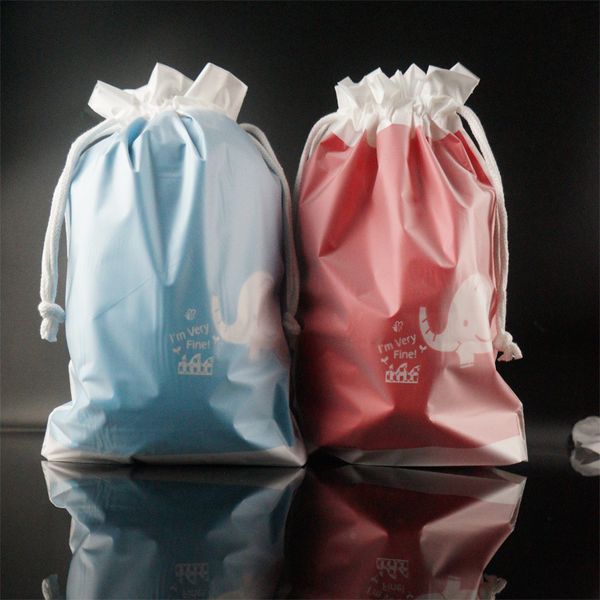 

portable tote drawstring bag organizer laundry dustproof cover kids children clothes storage bags small christmas gift pouch