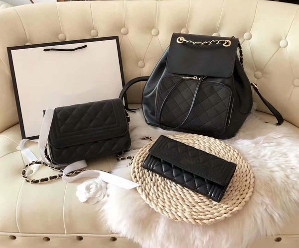 

3 комплекта новых самых продаваемых качественных pu модные женские сумки на ремне, сумка messenger, кошелек классический три комбинации бесп