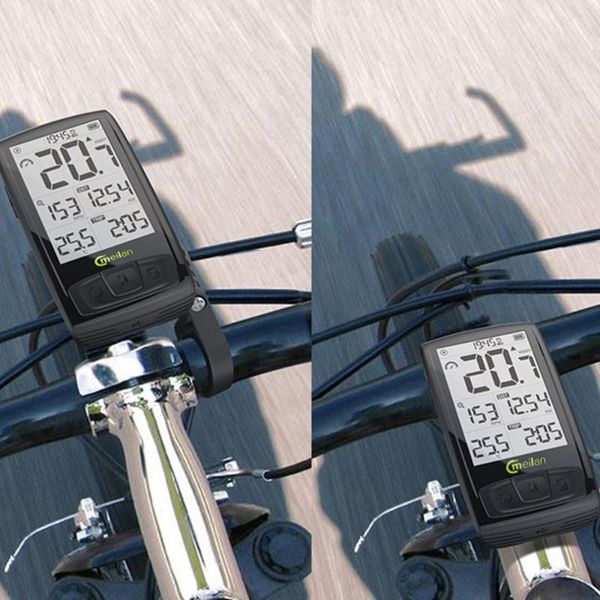 

meilan m4 bike tachometer wireless bicycle computer speed cadence bike sensor bluetooth4.0 sports heart rate monitor