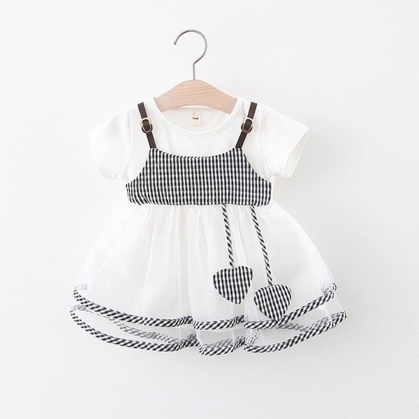 

baby girls dress 2020 summer solid color stripe sleeveless peter pan collar toddler dress for 12m 18m 2t 3t, Red;yellow