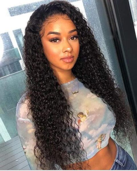 Curly Hair Human Hair Wig Human Hair Made By Girl Hair Canbe Perm