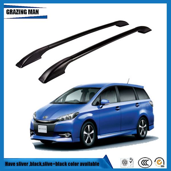 

for wish roof racks bars side rail luggage bar travel storage luggage roof rail aluminum alloy
