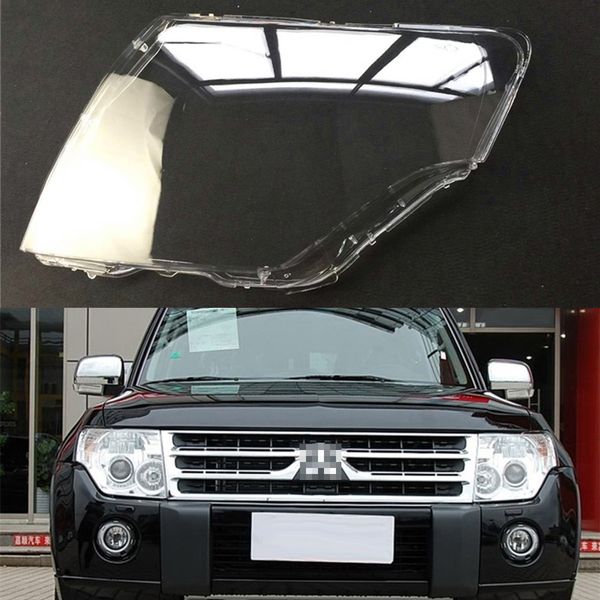 

for mitsubishi pajero v97 v87 v93 2007 ~2012 2013 2014 2015 2016 2017 2018 car headlight headlamp clear lens auto shell cover