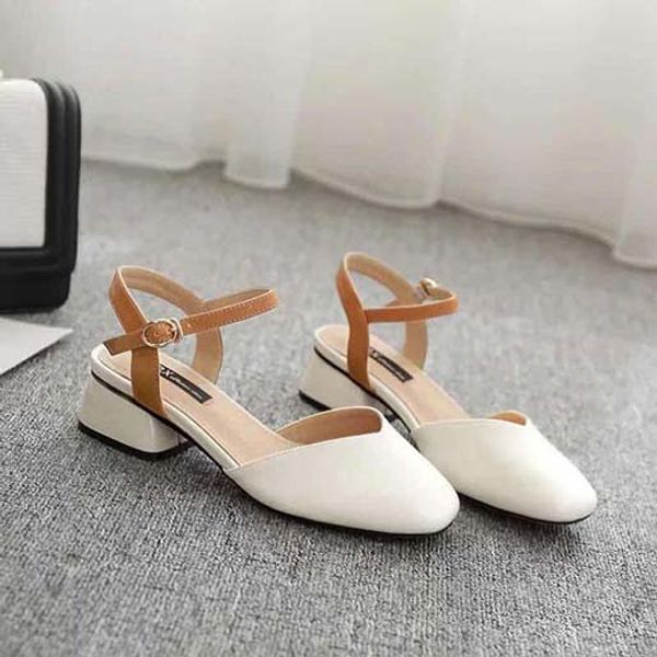 

with box woman slippers heels shoe sandals real leather slippers fashion scuffs slippers casual shoes dhl pt59, Black