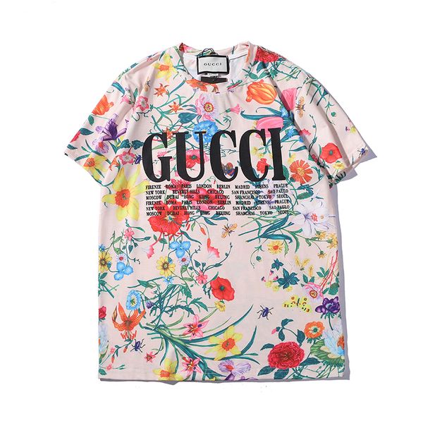 

New g u c c men women de igner t hirt ummer brand tee 2019 new arrival men clothing fa hion treetweat t hirt ca ual tee