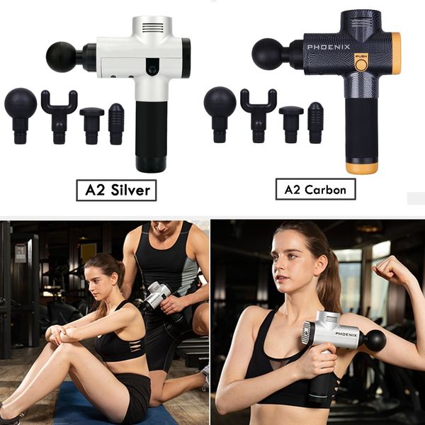 

phoenix a2 muscle massage gun deep tissue massager therapy gun exercising pain relief body massager muscle recovery fascia gun