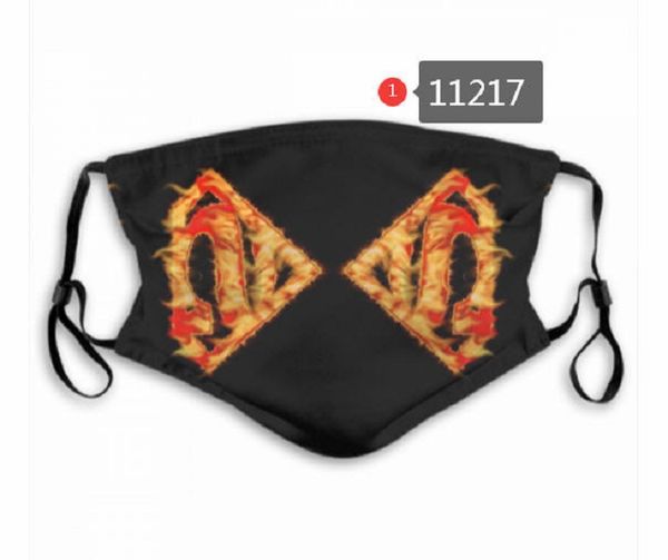 

whoelsale gators college student designer face mask 5 layer activated carbon filter waterproof breathable mask m-shaped nose clip mask c59