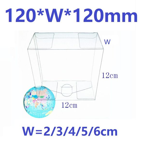 

12*w*12 cm transparent waterproof clear pvc display boxes gift crafts packing plastic box for flower //toys/snack/wine/fruit