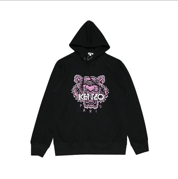 

2020 sweater women's cotton solid color ring striped letters bear print casual shirt long-sleeved sweater animal embroidery--3, White