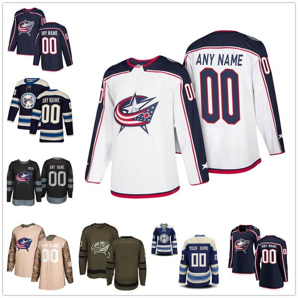 

пользовательские коламбус блю джекетс сет джонс альтернативный кэм аткинсон пьер-люк дюбуа сет джонс зак werenski джош андерсон майки, Black;red