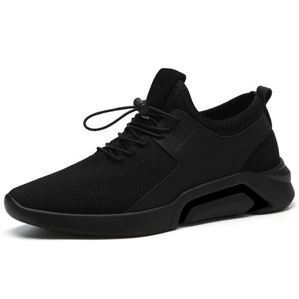 

men's sports and leisure shoes new breathable shoes men's trend england versatile mesh black business sneakers