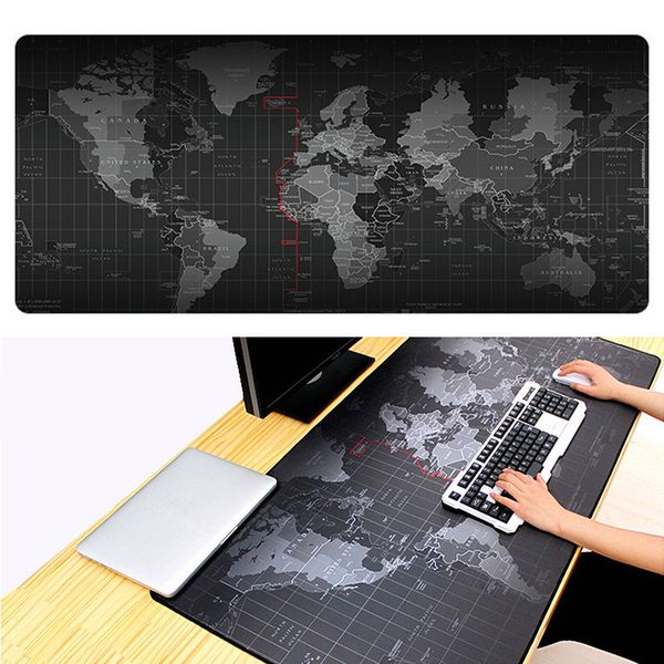 

Large mou e pad old world map gaming mou epad anti lip natural rubber gaming mou e mat with locking edge