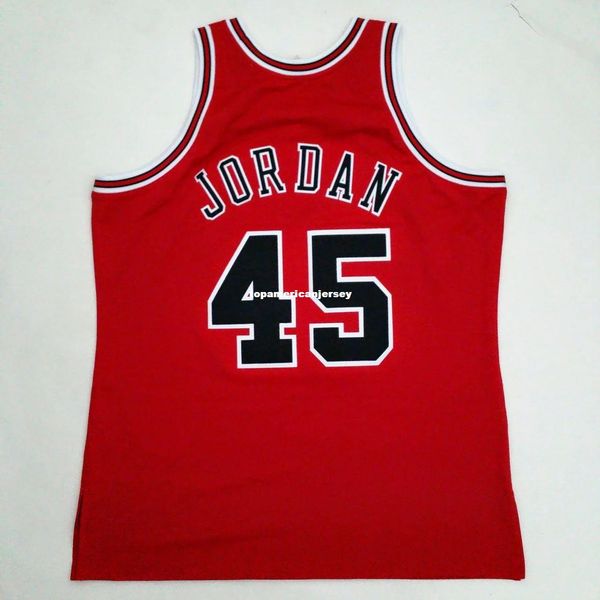 

100% stitched michael mitchell ness #45 wholesale jersey mens vest size xs-6xl stitched basketball jerseys ncaa, Black;blue