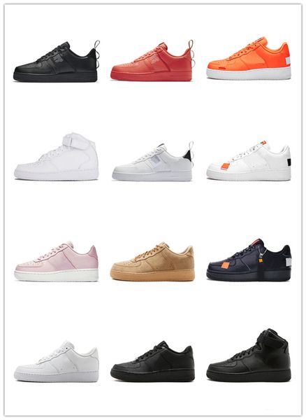

2019 classic aj sky 1 men and women black letters high and low to help the joint name casual retro shoes tide