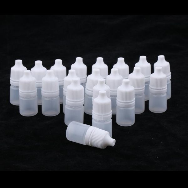 

20 pieces mini refillable empty eye drops makeup cosmetic travel bottles 3ml