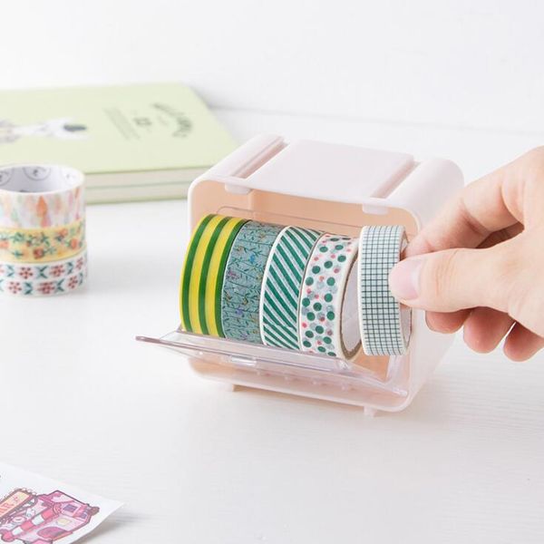 

diy must have plastic adhesive tape dispenser office desktape holder