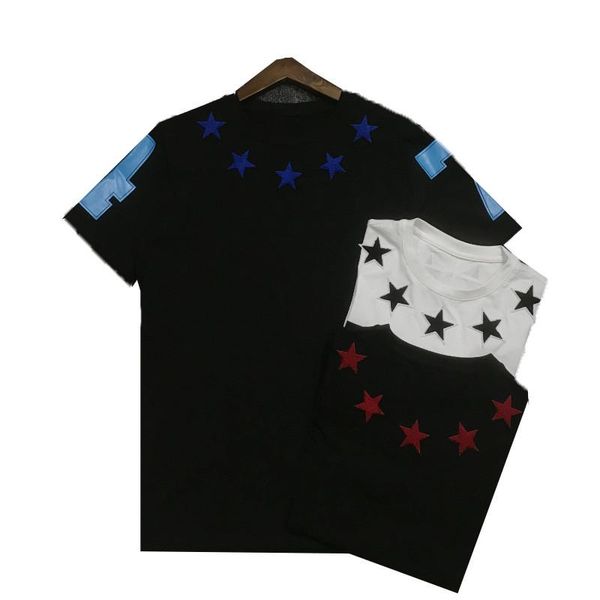 

20ss mens конструктора тенниски способа новых женщин mens с коротким рукавом повседневная спортивные футболки размер s-2xl, White;black