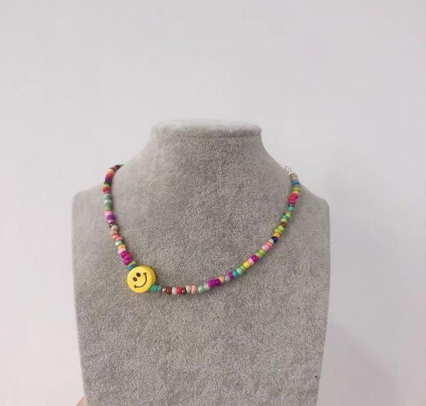 

summer personality trendy colorful flowers and layers of love necklace, Silver