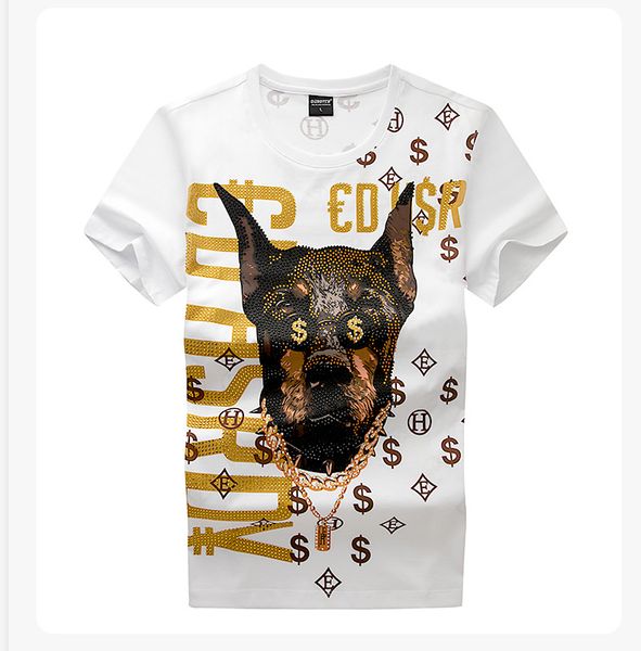 

2020 модельер мужчины тенниска 2020 новое прибытие mens вскользь tshirts высокого качества тройников с printed 2 цвета размер m-4xl ph-yf205, White;black