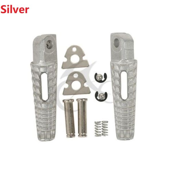 

rear footrests foot pegs for gsxr600 gsxr750 gsxr1000 gsxr b-king 02-17 silver black mablack motorcycle