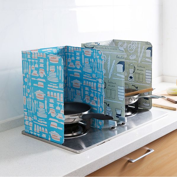 

aluminum foil block oil board heat insulation board kitchen cooking oil baffle plate household cooking bench defence oil splashing baffle