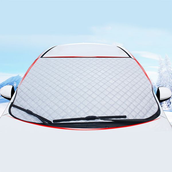 

car reversible windshield aluminium windscreen cover snow ice frost sun uv dust