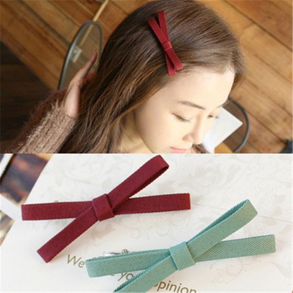 

handmade fabric professional hair clip for women pin hairpins bow hair clips for girls styling tools, Black;brown