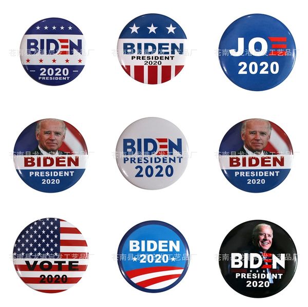 

бесплатная доставка таиланд металлический флаг байден значок флаг pin ks-0172 #867, Silver