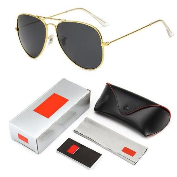 

2019 new man woman sunglasses vintage pilot brand sun glasses band polarized uv400 bans men women ben sunglasses with box and case 25, White;black