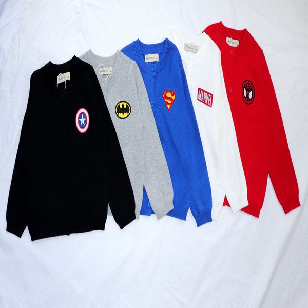 

вязаный свитер мальчиков весенний детский кардиган marvel print baby boys одежда хлопок малыш кардиган свитер для мальчика куртка, Blue;gray
