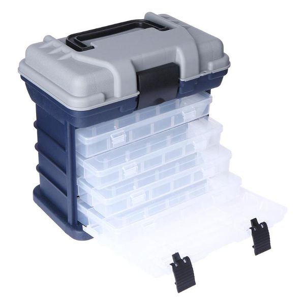 

multi-layer portable multi-layer exquisite appearance fish lures container box durable fishing baittackle storage case