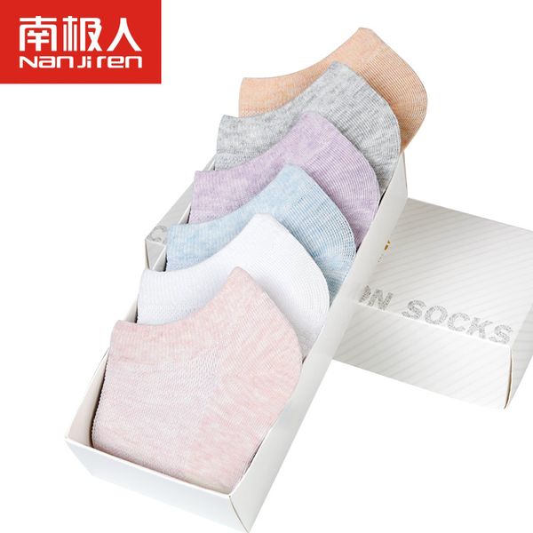 

2017 New 6pairs /Lot Girl Cotton Socks Women Ankle Soft Invisible Breathable Short Socks Hosiery Lady Socks