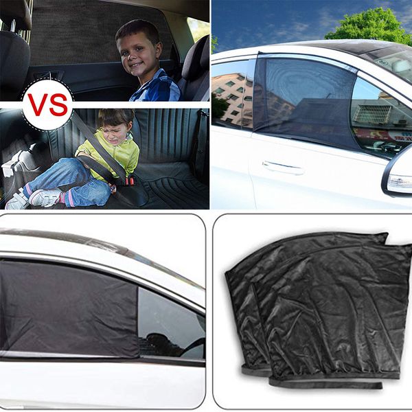 

car window sun shade uv protection curtain summer mesh auto window sun visor shield sunshade protector new durable film yjj2