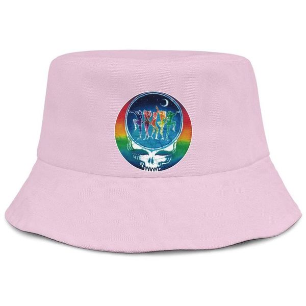 

grateful dead dance your face pink women fishing bucket sun hat cool yourself team personalized bucket suncap, Blue;gray