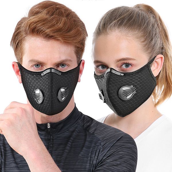 Новые велосипедные маски с дыхательным клапаном Respirator Outdoor Sport Sport Face Mask