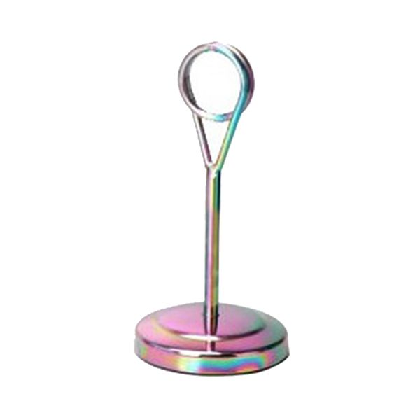 

stainless steel table number holder table recipe menu place card holder