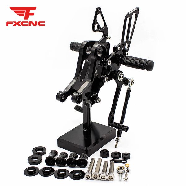 

for 696/796/1100/1100s/1100 evo cnc aluminum alloy motorcycle footrest footpeg pedal foot peg rearset rear set